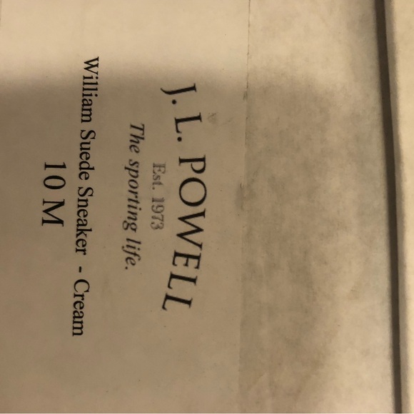 J.L. POWELL MEN’S SUEDE SNEAKERS - Picture 5 of 5